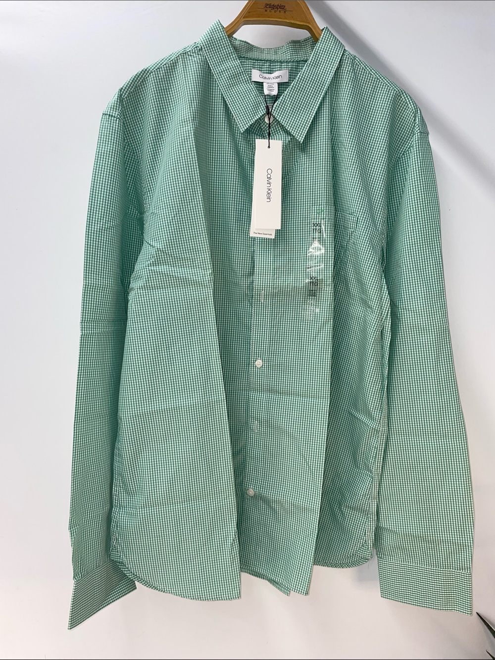 CALVIN KLEIN MENS LONG SLEEVE BUTTON DOWN SHIRT FTL-05-053